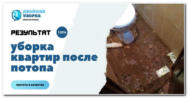 Уборка квартиры после потопа